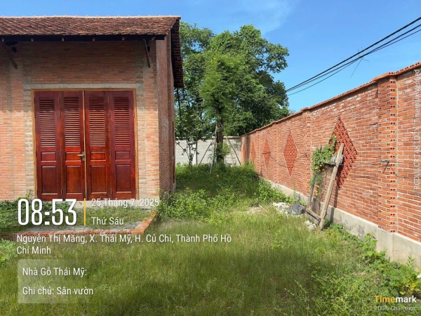 BÁN ĐẤT 2 MẶT TIỀN NHỰA THÁI MỸ – CỦ CHI