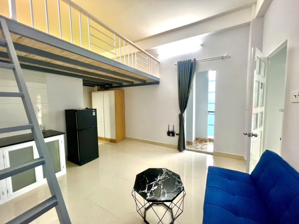 Gác + ban công riêng khủng full nội thất rộng 40m2