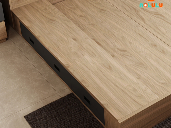 Giường bệt phong cách Nhật Bản Nolulu - GN009