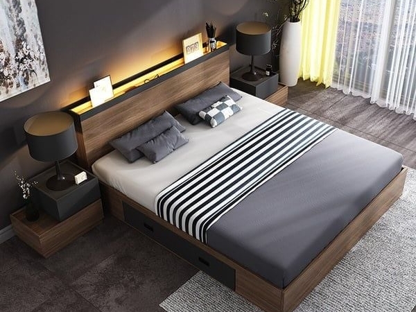 Giường Ngủ Phong Cách Bắc Âu GN-124
