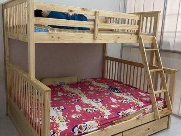 Giường Tầng 1m6 Gỗ Tự Nhiên NO.16