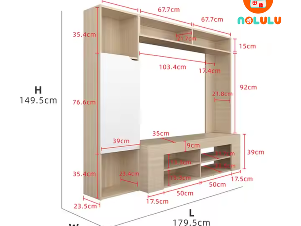 Kệ tủ Tivi cao cấp hiện đại Nolulu - TV004