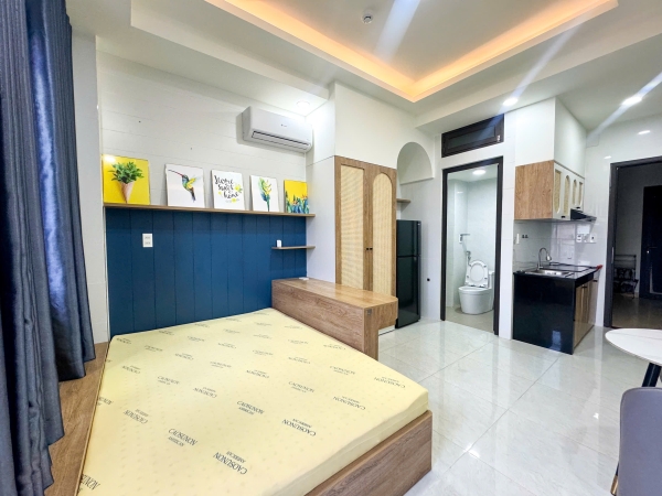 Studio ban công, full nội thất - Bình Thạnh