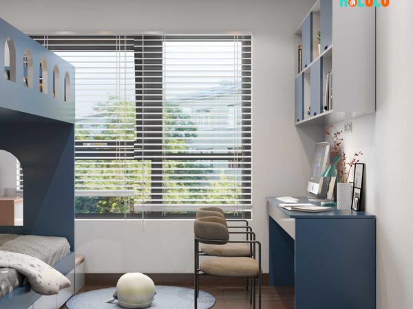 Thiết kế nội thất phòng ngủ bé trai hiện đại Nolulu - BT004