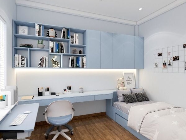 Thiết Kế Phòng Ngủ 12m2 Cho Bé Trai Hiện Đại BT57