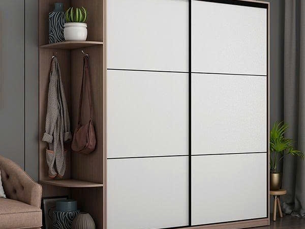 Tủ đựng quần áo kẻ chỉ DTA05