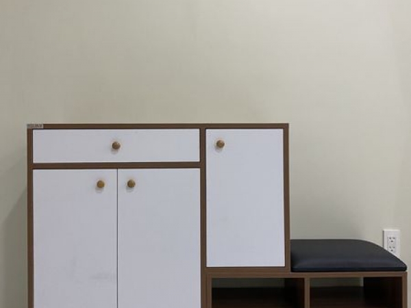 Tủ giày cao cấp kết hợp ghế ngồi Nolulu - TGCC003